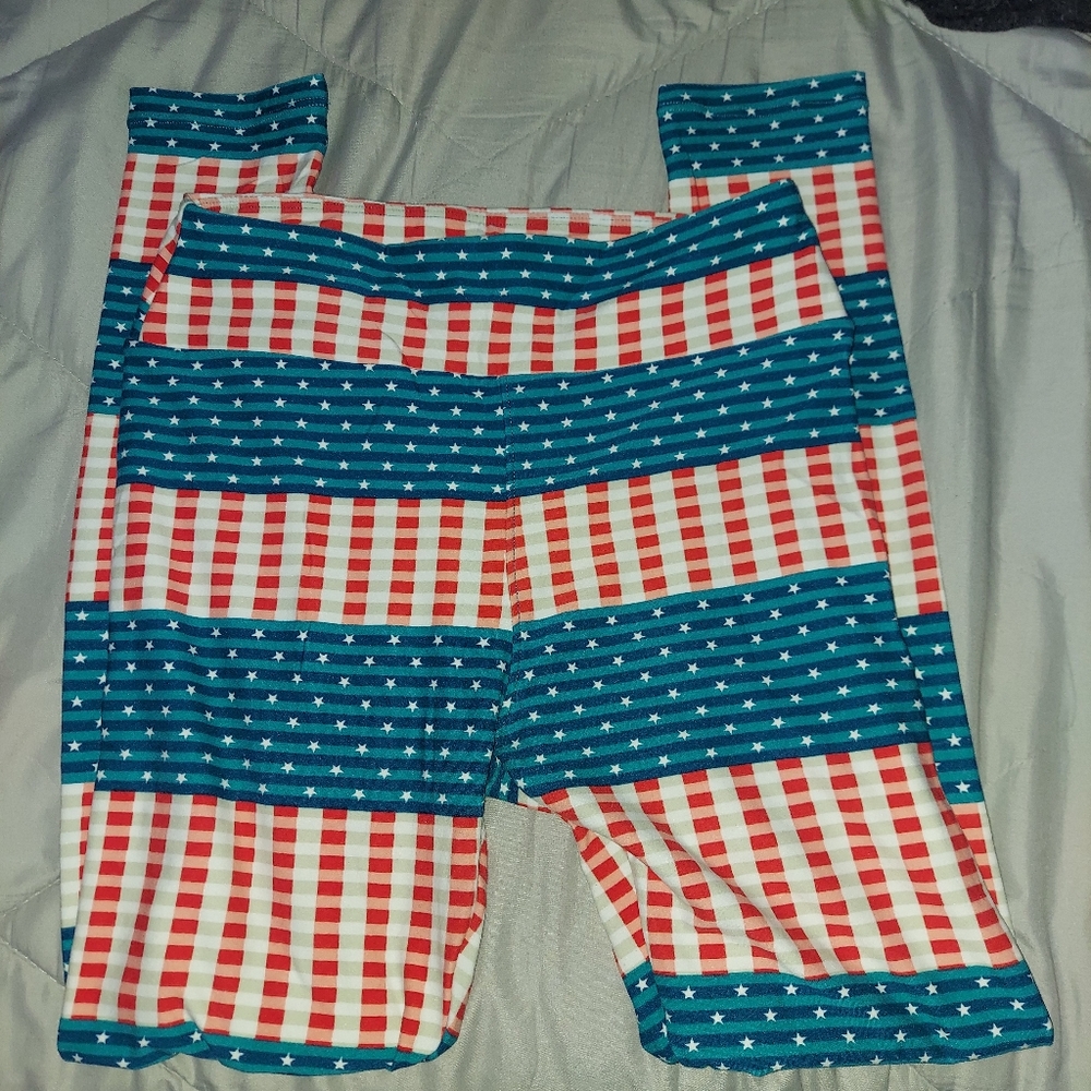 American flag leggings
